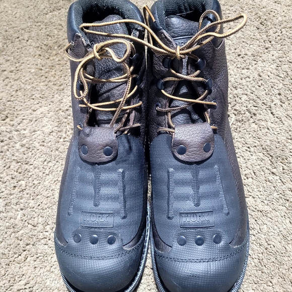 Red Wing Shoes Black and Brown Men's Boots